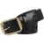 AllSaints Dames Oogjes Leren Riem (Zwart)