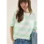 Sweater met korte mouwen en strepen