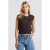 America Today gebreide gilet – donkerbruin