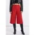 Capribroek met hoge taille en stippen
