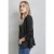 Street One Dames Blazer met gemêleerde look in Zwart