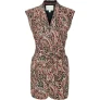 Vero Moda Vmmable magda sl long waistcoat wv brique