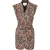 Vero Moda Vmmable magda sl long waistcoat wv brique