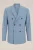 Fundamentals – Heren slim fit double breasted blazer – Slim Fit – Grijsblauw –