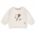 Feetje sweater Pasta Party ecru/antraciet/camel