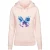Dames Hoodie Miss Tee Chromed Butterfly