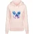 Dames Hoodie Miss Tee Chromed Butterfly