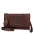 BURKELY leren crossbody tas Cool Colbie donkerbruin