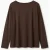 Viscose Oversize Longsleeve DONKERBRUIN
