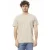 Beige T-shirt Casual Stijl