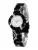 Hip Hop Analoog horloge  zwart / wit