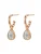 Hey Happiness Oorbellen ‘April Birthstone’  rose-goud