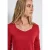 Street One Dames Shirt met carrée halslijn in Rood