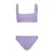Brunotti voorgevormde crop bikini Lillio met textuur paars