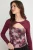 TRENDYOLMİLLA Dames Paars Abstract Lang Getailleerd Blouses