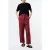 French Connection Cotton Paper Bag Trouser Summer Burgundy