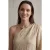 Off-Shoulder Geperforeerde Katoenen Poplin Blouse