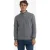 McGregor Zip Mock Sweater Medium Grey Melange