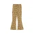 LEVV flared broek met print – groen
