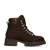 Sacha gevoerde leren veterboots met ponyhair donkerbruin