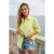 TRENDYOLMİLLA Dames Geel Effen Lang Oversized Overhemden