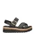Rieker leren sandalen zwart