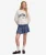 Gelaagde Jersey Minirok Blauw