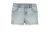 WE Fashion slim denim short light blue denim