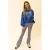 LOOXS 10sixteen flared casual broek lichtgrijs