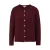 Alpaca gemixte cardigan met ribbelranden voor dames s.Oliver