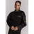 Alix the Label baseball jack – zwart