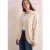 Cecil Dames Lang Dolman Vest in Beige