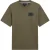Ted Baker Heren Logo T-Shirt (Kaki Groen)
