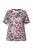 Ulla Popken Shirt  orchidee / rosé / zwart / offwhite
