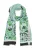COMMA Sjaal  turquoise / spar / zwart / offwhite
