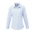 Premier Dames/Dames Micro Gingham geruit katoenen shirt met lange mouwen (Lichtblauw)