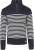 Armor-Lux Camionneur Half Zip Trui Wol Strepen Navy