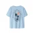 NAME IT KIDS T-shirt met backprint lichtblauw