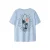 NAME IT KIDS T-shirt met backprint lichtblauw