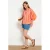 LOLALIZA gestreepte blouse oranje