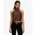 Jacquard blousje met open rug voor dames Superdry