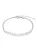 Heideman Armband ‘Tony’  zilver / parelwit