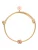 PURELEI Armband ‘Knot’  beige / rose-goud