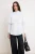 Trendyol Modest Dames Wit Effen Lang Getailleerd Modest Overhemden