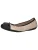 CAPRICE Ballerina  beige / zwart
