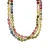 Luxenter Sterling Zilver 925 en 18k goud afwerking Multicolour Crystal Necklace – Xiua