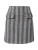Warehouse Rok  zwart / wit