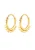 ELLI Oorbellen ‘Creole, Kugeln’  goud