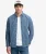 Preppy Poplin Overhemd met Lange Mouwen Blue