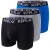 Replay Heren boxershort met gestikt gulpdetail logo (set van 3)